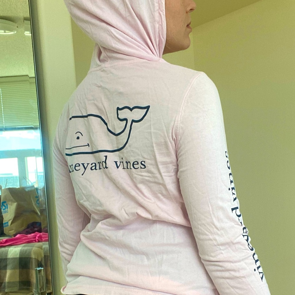 PINK HOODIE VINEYARD VINES